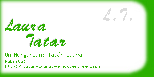 laura tatar business card